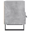  betonszürke szerelt fa éjjeliszekrény 40 x 35 x 47,5 cm