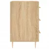  sonoma tölgy színű szerelt fa éjjeliszekrény 40 x 40 x 66 cm