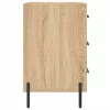  sonoma tölgy színű szerelt fa éjjeliszekrény 40 x 40 x 66 cm