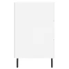  fehér szerelt fa éjjeliszekrény 40 x 40 x 66 cm