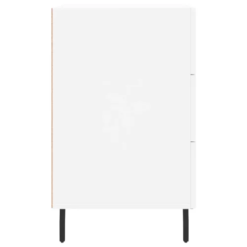  fehér szerelt fa éjjeliszekrény 40 x 40 x 66 cm