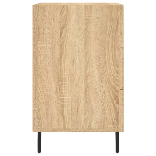  sonoma tölgy színű szerelt fa éjjeliszekrény 40 x 40 x 66 cm