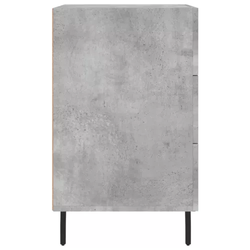  betonszürke szerelt fa éjjeliszekrény 40 x 40 x 66 cm