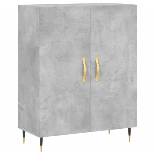  betonszürke szerelt fa tálalószekrény 69,5 x 34 x 90 cm