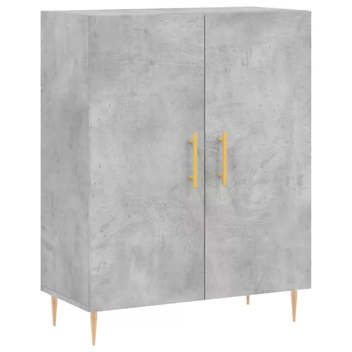  betonszürke szerelt fa tálalószekrény 69,5 x 34 x 90 cm