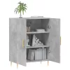  betonszürke szerelt fa tálalószekrény 69,5 x 34 x 90 cm