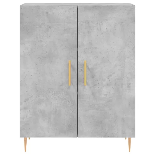  betonszürke szerelt fa tálalószekrény 69,5 x 34 x 90 cm