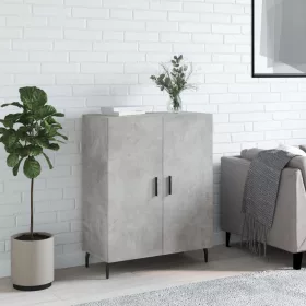  betonszürke szerelt fa tálalószekrény 69,5 x 34 x 90 cm