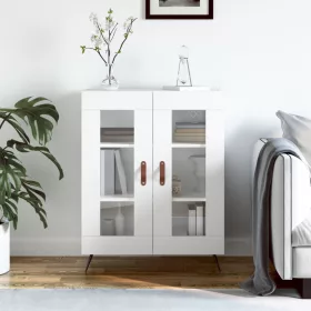  fehér szerelt fa tálalószekrény 69,5 x 34 x 90 cm