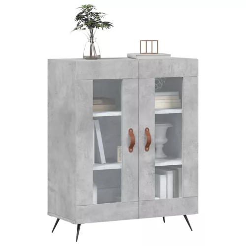  betonszürke szerelt fa tálalószekrény 69,5 x 34 x 90 cm