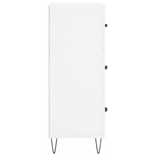  fehér szerelt fa tálalószekrény 69,5 x 34 x 90 cm