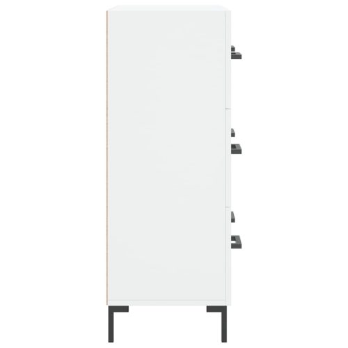  fehér szerelt fa tálalószekrény 69,5 x 34 x 90 cm