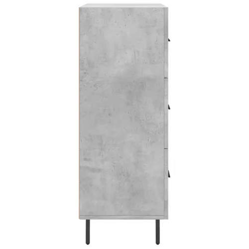  betonszürke szerelt fa tálalószekrény 69,5 x 34 x 90 cm