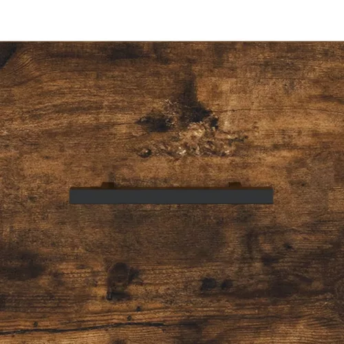  füstös tölgy színű szerelt fa tálalószekrény 69,5 x 34 x 90 cm