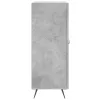  betonszürke szerelt fa tálalószekrény 69,5 x 34 x 90 cm