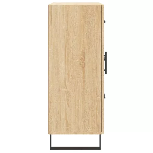  sonoma tölgy színű szerelt fa tálalószekrény 69,5 x 34 x 90 cm