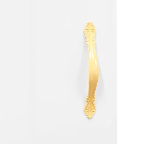  magasfényű fehér szerelt fa tálalószekrény 69,5 x 34 x 90 cm