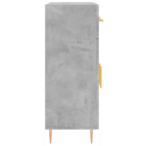  betonszürke szerelt fa tálalószekrény 69,5 x 34 x 90 cm