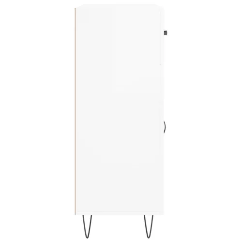  fehér szerelt fa tálalószekrény 69,5 x 34 x 90 cm