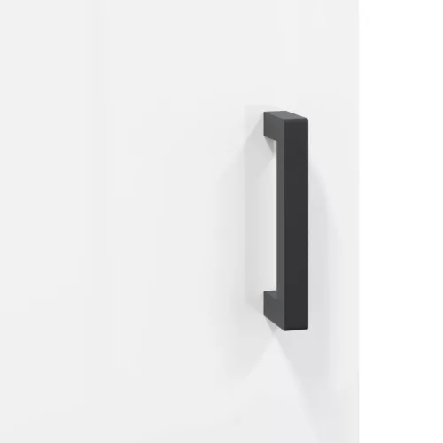  magasfényű fehér szerelt fa tálalószekrény 69,5 x 34 x 90 cm