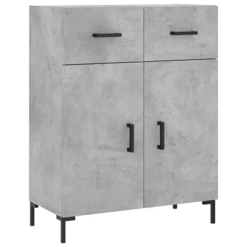  betonszürke szerelt fa tálalószekrény 69,5 x 34 x 90 cm