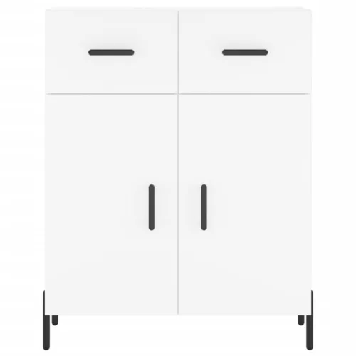  fehér szerelt fa tálalószekrény 69,5 x 34 x 90 cm