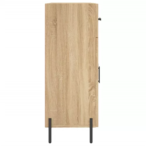  sonoma tölgy színű szerelt fa tálalószekrény 69,5 x 34 x 90 cm