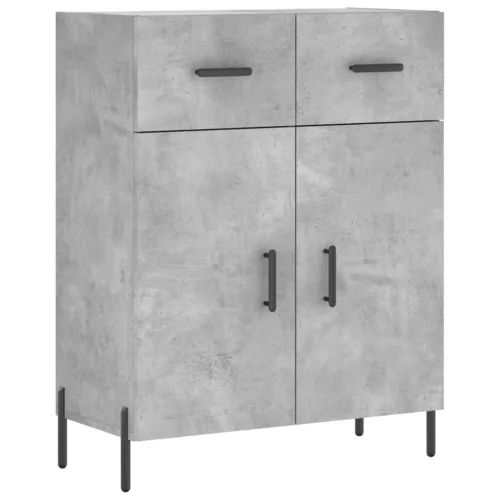  betonszürke szerelt fa tálalószekrény 69,5 x 34 x 90 cm