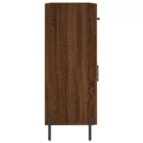  barna tölgy színű szerelt fa tálalószekrény 69,5 x 34 x 90 cm