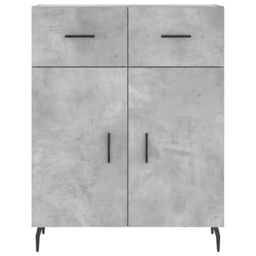  betonszürke szerelt fa tálalószekrény 69,5 x 34 x 90 cm