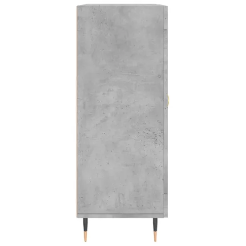  betonszürke szerelt fa tálalószekrény 69,5 x 34 x 90 cm