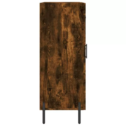  füstös tölgy színű szerelt fa tálalószekrény 69,5 x 34 x 90 cm