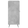  betonszürke szerelt fa tálalószekrény 90 x 34 x 80 cm