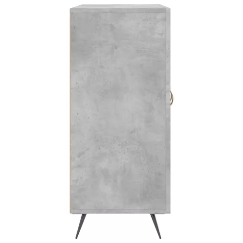 betonszürke szerelt fa tálalószekrény 90 x 34 x 80 cm