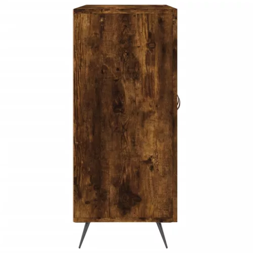  füstös tölgy színű szerelt fa tálalószekrény 90 x 34 x 80 cm