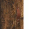  füstös tölgy színű szerelt fa tálalószekrény 90 x 34 x 80 cm