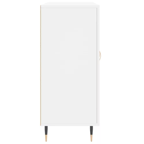  fehér szerelt fa tálalószekrény 90 x 34 x 80 cm