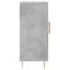  betonszürke szerelt fa tálalószekrény 90 x 34 x 80 cm