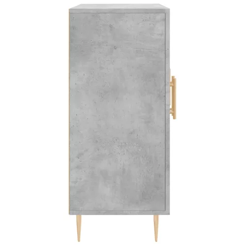  betonszürke szerelt fa tálalószekrény 90 x 34 x 80 cm