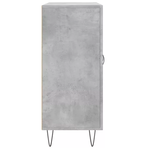  betonszürke szerelt fa tálalószekrény 90 x 34 x 80 cm
