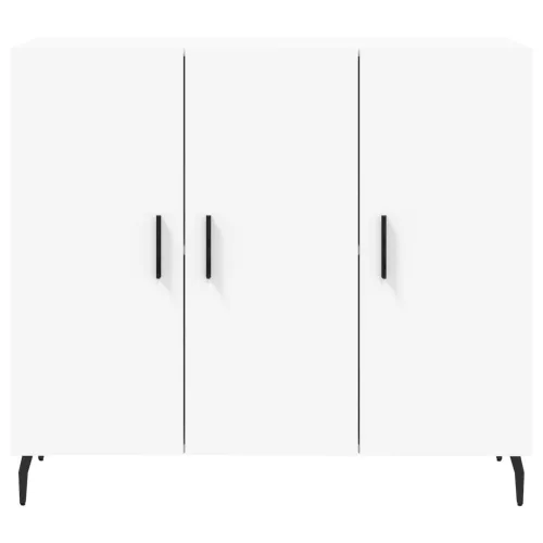  fehér szerelt fa tálalószekrény 90 x 34 x 80 cm