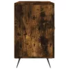  füstös tölgy színű szerelt fa tálalószekrény 100 x 36 x 90 cm