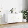  fehér szerelt fa tálalóasztal 100 x 36 x 60 cm