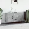  betonszürke szerelt fa tálalószekrény 100 x 36 x 60 cm