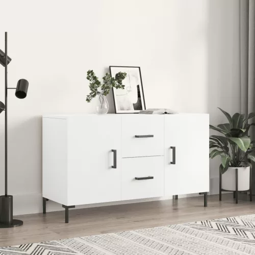  fehér szerelt fa tálalóasztal 100 x 36 x 60 cm