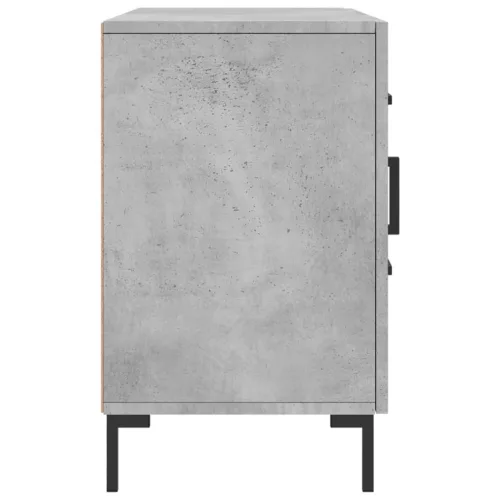  betonszürke szerelt fa tálalószekrény 100 x 36 x 60 cm