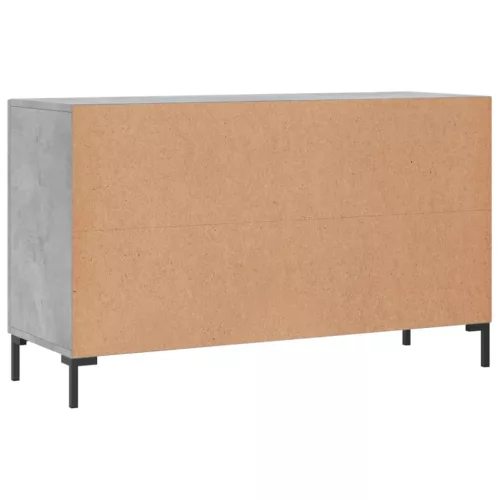  betonszürke szerelt fa tálalószekrény 100 x 36 x 60 cm