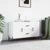  fehér szerelt fa tálalóasztal 100 x 36 x 60 cm