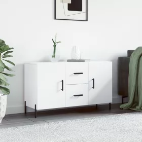  fehér szerelt fa tálalóasztal 100 x 36 x 60 cm