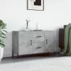  betonszürke szerelt fa tálalószekrény 100 x 36 x 60 cm